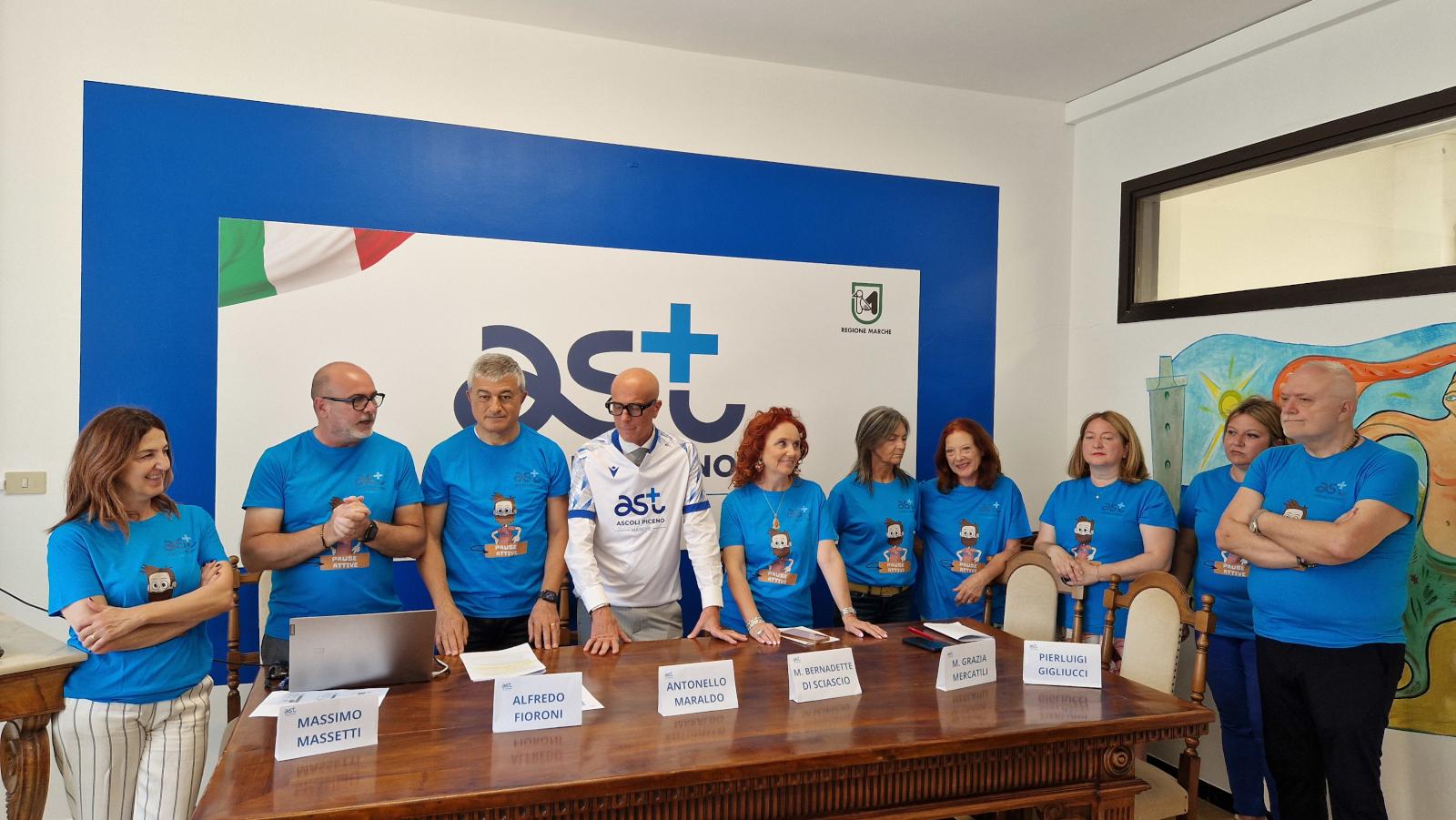 ‘Pause Attive: il tuo benessere inizia con piccoli passi’: al via dell'Ast di Ascoli Piceno il progetto che promuove brevi break durante il lavoro per fare atti