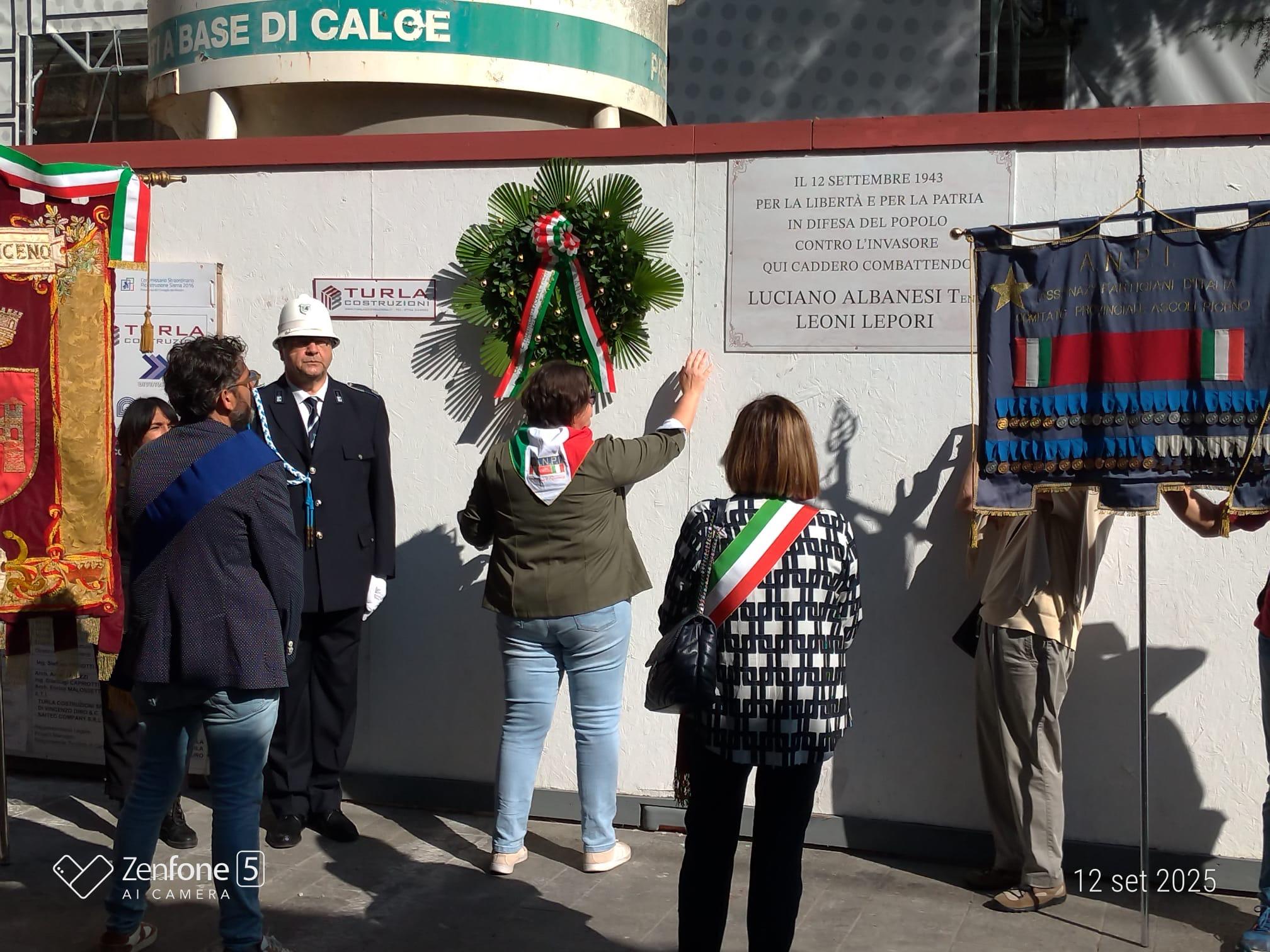 Ascoli Piceno ricorda il 12 settembre 1943: celebrazione dell’82° anniversario degli scontri contro le truppe tedesche
