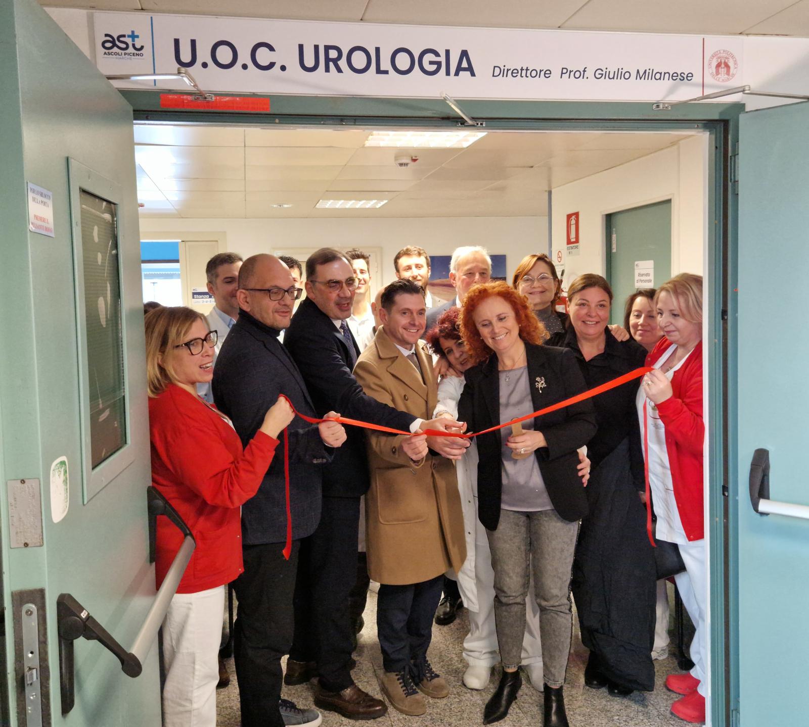 Riaperto il reparto di Urologia all’ospedale ‘Mazzoni’ di Ascoli: inaugurati oggi i 20 posti letto dell’unita’ operativa complessa