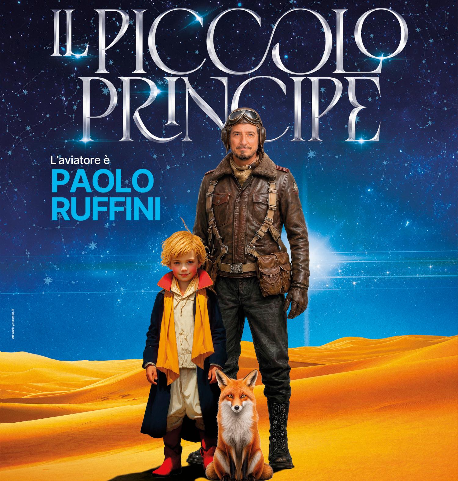 Il piccolo principe  di Antoine De Saint-Exupéry approda al Palariviera di San Benedetto del Tronto sabato 12 e domenica 13 dicembre