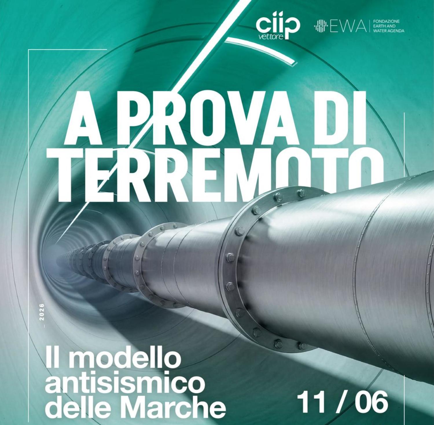 Il primo acquedotto antisismico d’Europa arriva a Roma: CIIP S.p.A. presenta l’Anello dei Sibillini