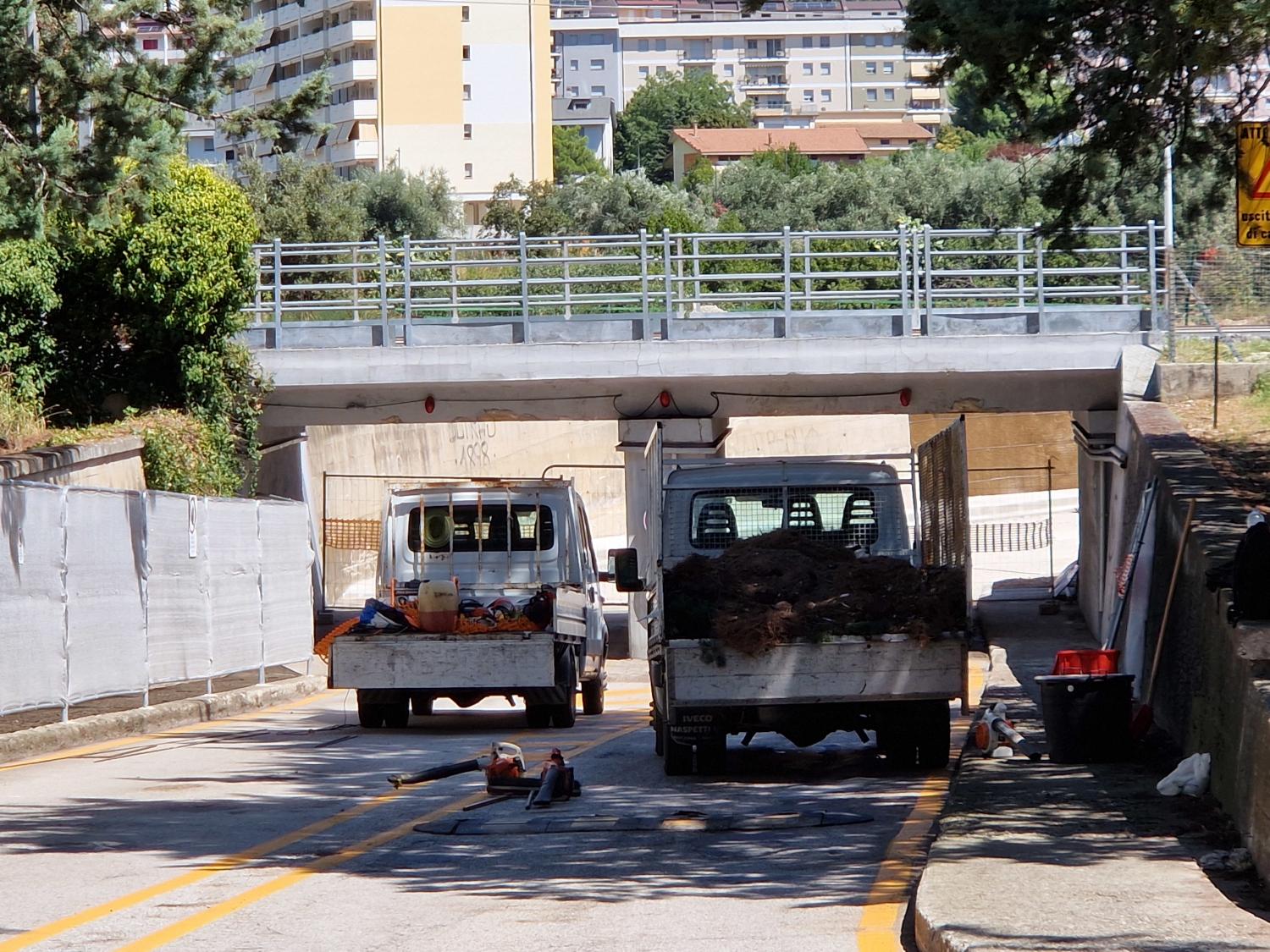 Entro il mese riaprirà il sottopasso ferroviario di via del Commercio 