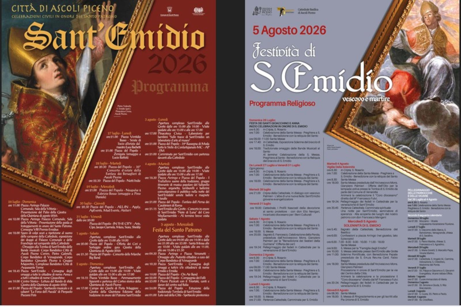 Solennità di Sant'Emidio, il messaggio e la preghiera del Vescovo Gianpiero Palmieri 