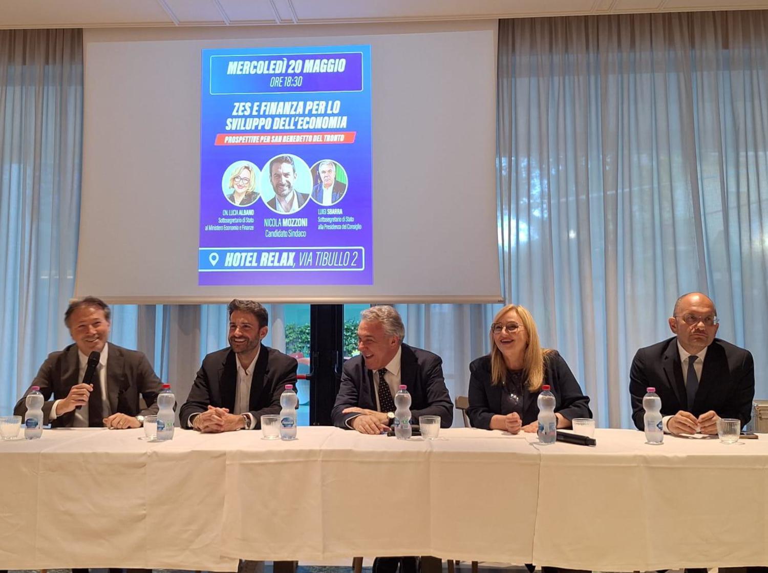 Hotel Relax, istituzioni nazionali e regionali al fianco di Nicola Mozzoni: 'San Benedetto ha oggi un’occasione storica per ripartire'