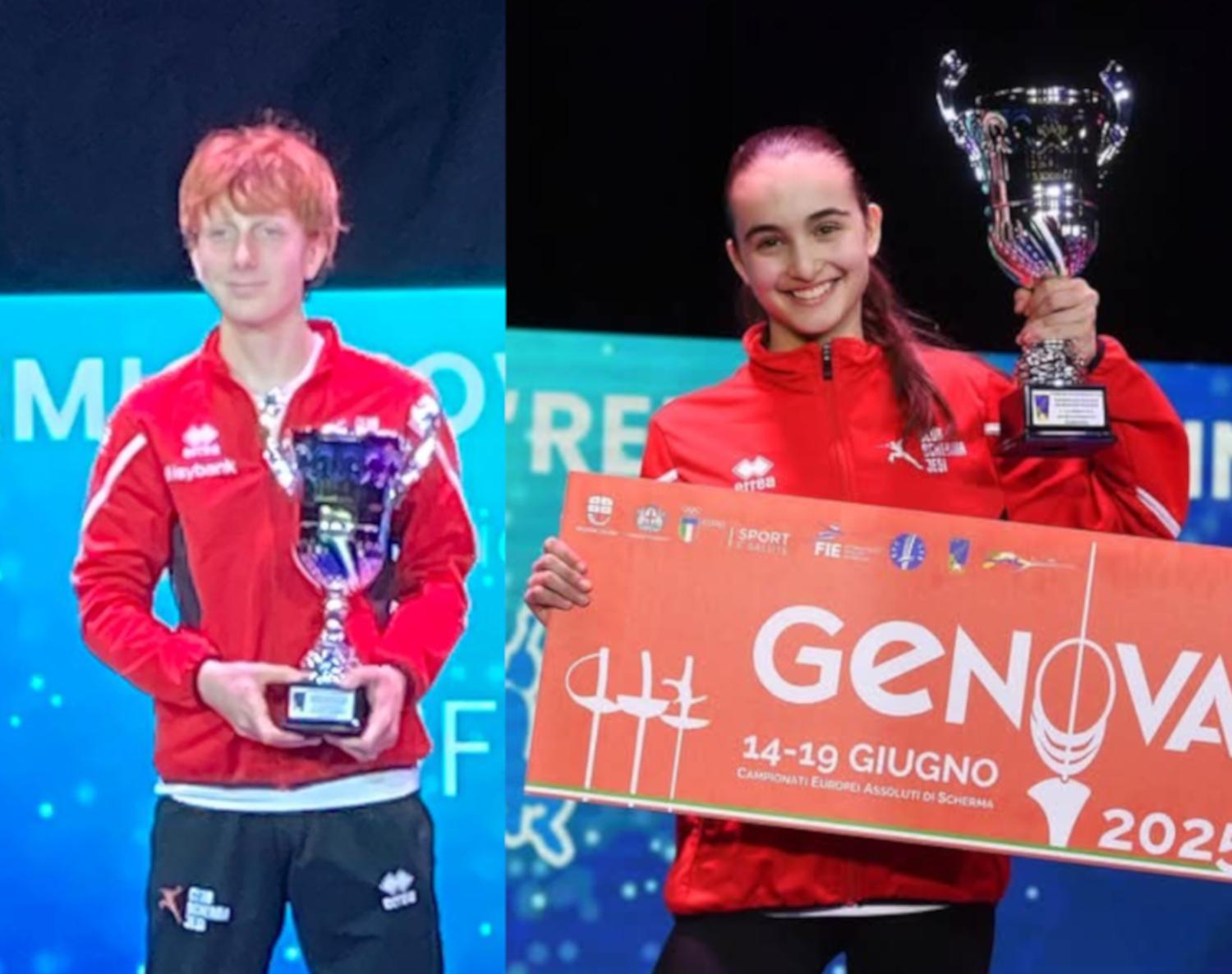 Evan Felici e Maria Vittoria Trombetti conquistano il Trofeo Kinder al 61° gran premio giovanissimi 'Renzo Nostini' 