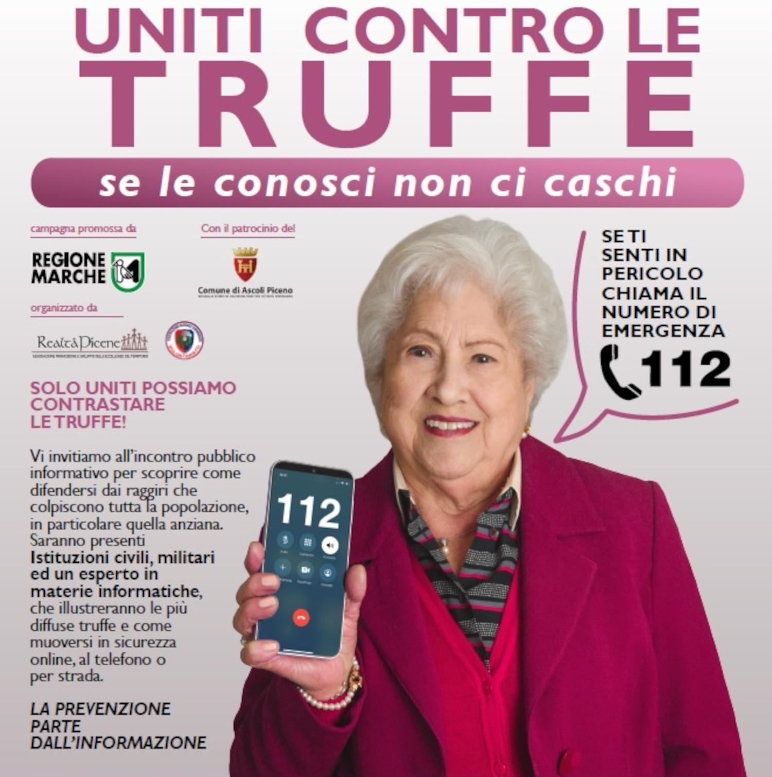 Al via 'Uniti contro le truffe', la nuova campagna di prevenzione e contrasto contro i raggiri agli over 65