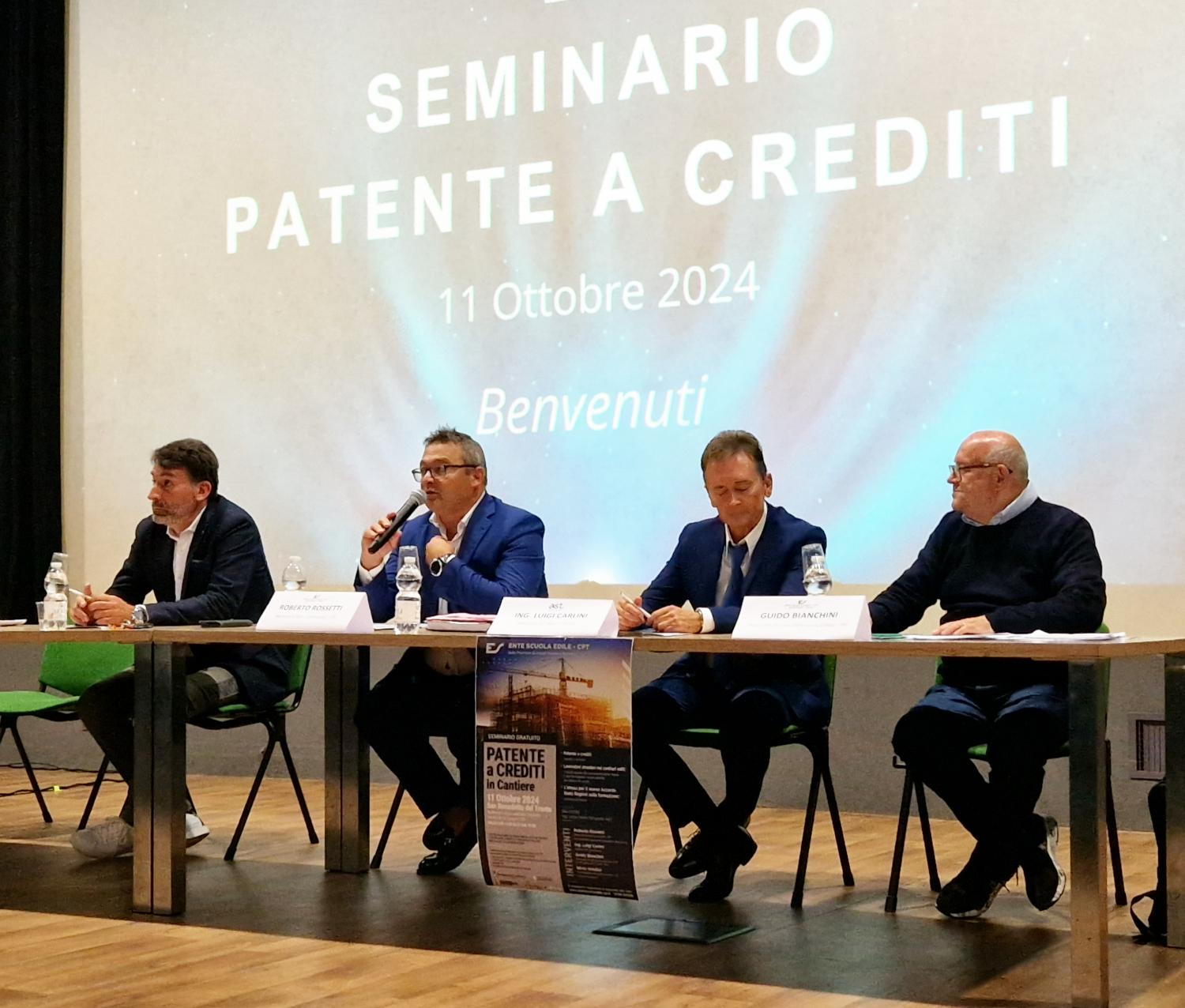 Scuola Edile di Ascoli Piceno e Fermo: la necessità e l'importanza di un seminario su patente a punti e formazione come quello affollatissimo del Palariviera