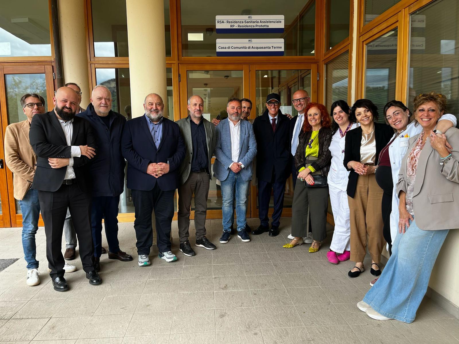 Casa di comunità di Acquasanta: visitata, oggi pomeriggio, dall’assessore Paolo Calcinaro