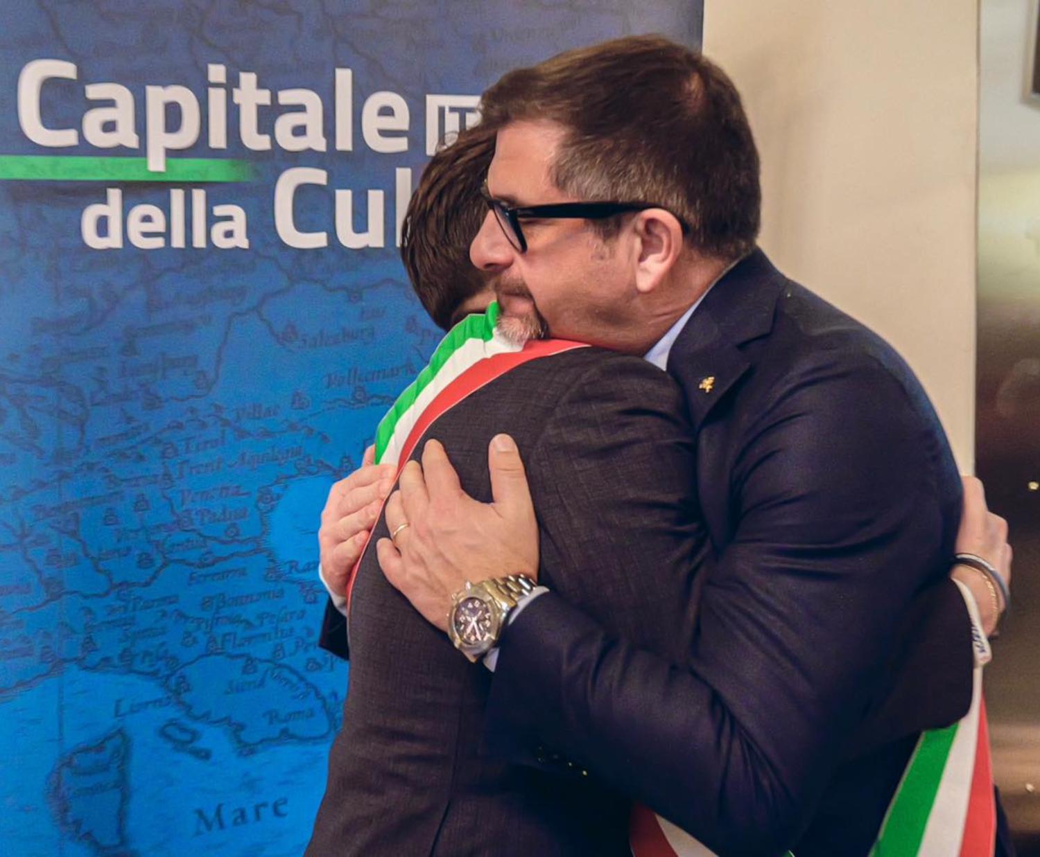 Il ringraziamento del sindaco Daniele Silvetti al sindaco Marco Fioravanti per 'Ancona Capitale della Cultura 2028'