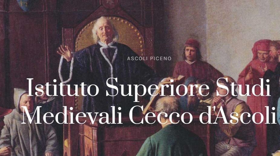 Istituto Superiore di Studi Medievali: Incontro 'I francescani nelle fonti archivistiche ascolane dei secoli XIII-XV