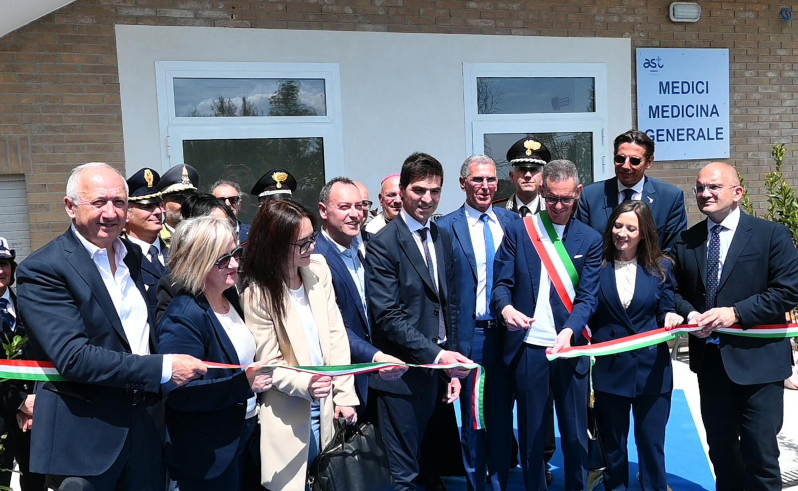 Inaugurato il nuovo poliambulatorio dei medici di medicina generale nella Casa di Comunità di Montegiorgio