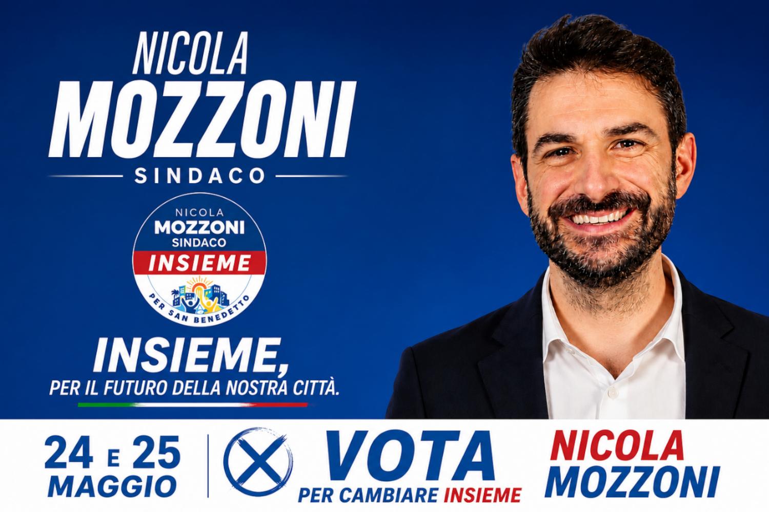  'Buongiorno San Benedetto, questa è la nostra storia. Scriviamola insieme'