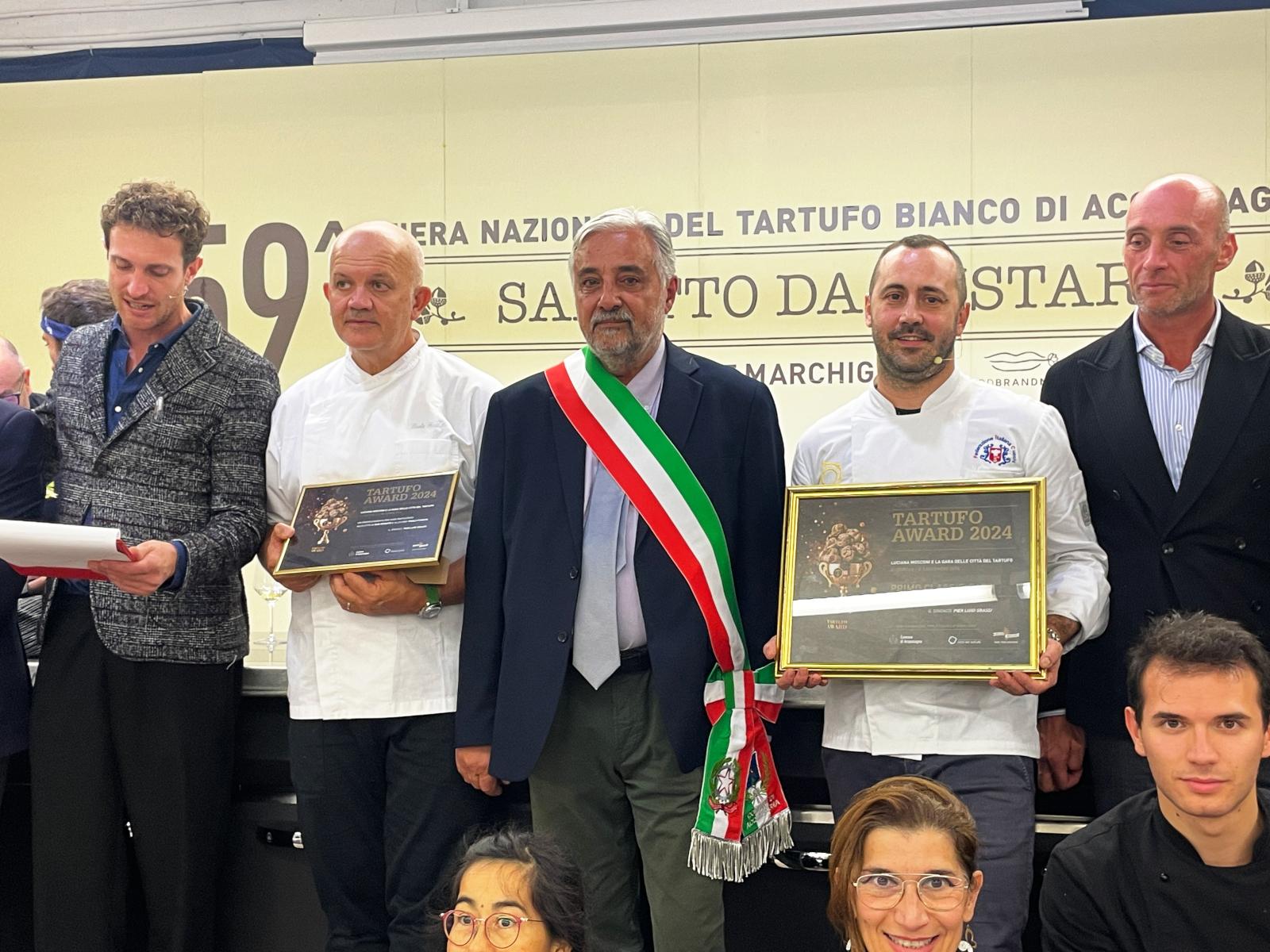 59^ Fiera nazionale del tartufo bianco di Acqualagna: Amandola vince la 2^ edizione della Gara nazionale delle Città del Tartufo