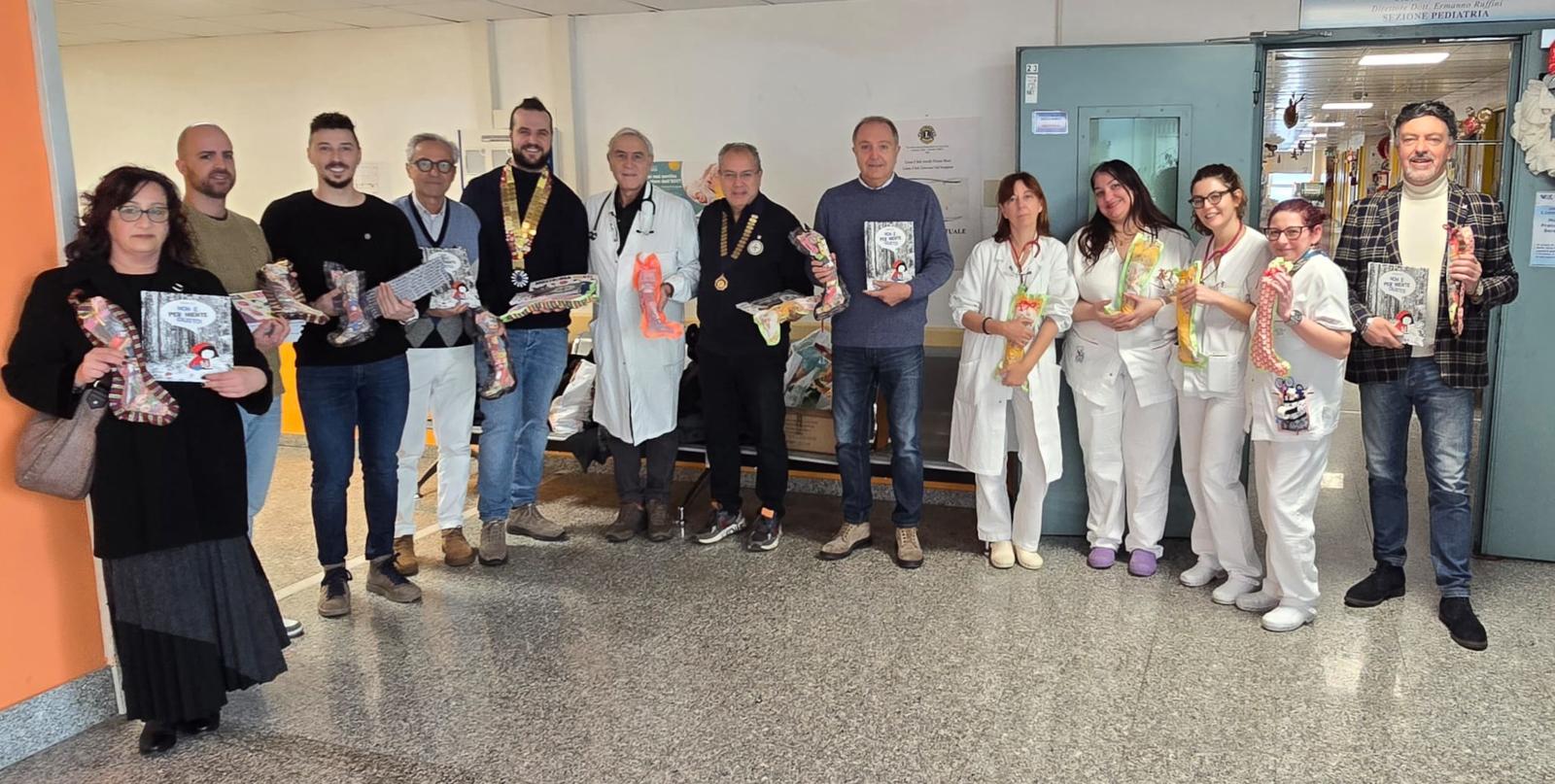 lub 41: Consegna doni reparti pediatria Ascoli Piceno e San Benedetto del Tronto