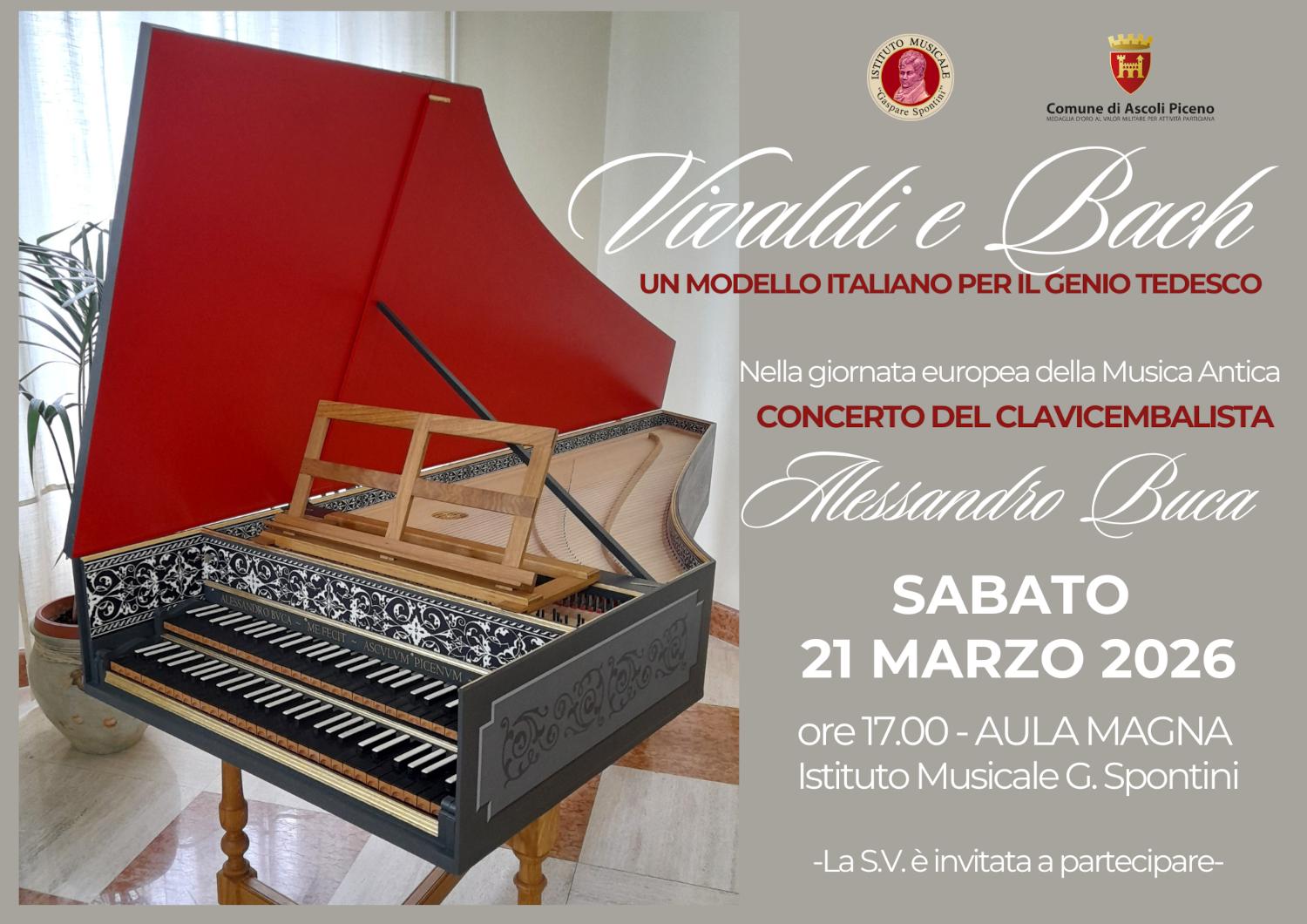 Istituto Musicale 'Gaspare Spontini' per la Giornata Europea della Musica Antica