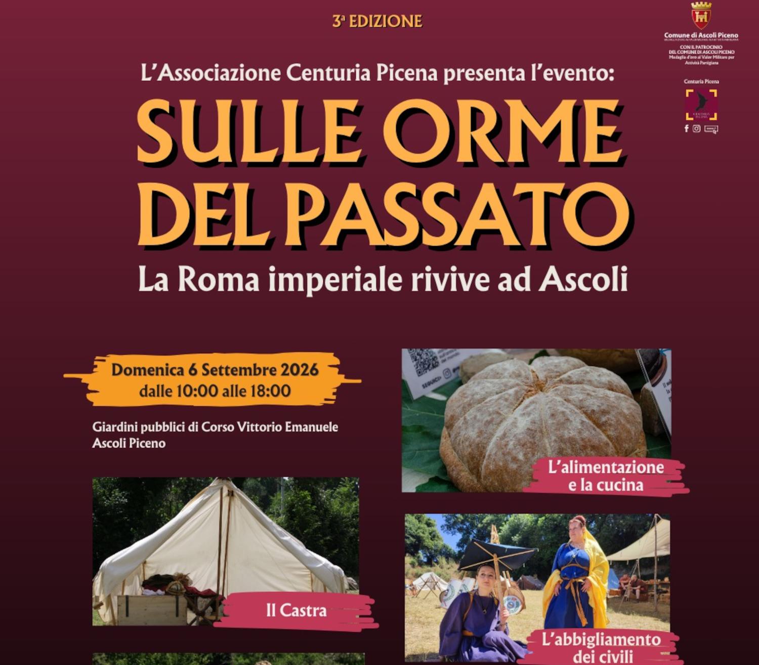 Sulle orme del passato: la Roma imperiale rivive ad Ascoli – III^ edizione