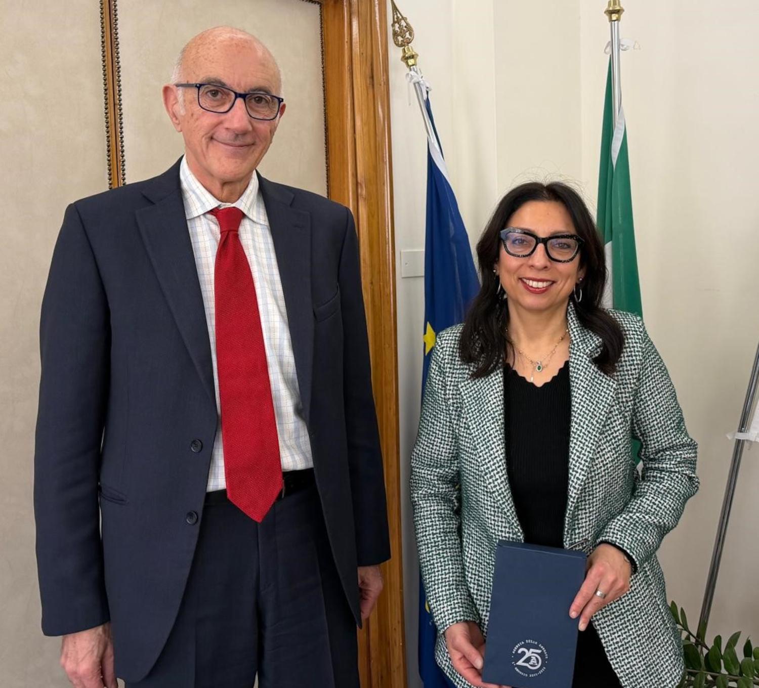 Bilancio e finanze: confronto istituzionale tra l’assessore Francesca Pantaloni e Alfonso Orabona, Direttore regionale Agenzia delle Entrate   