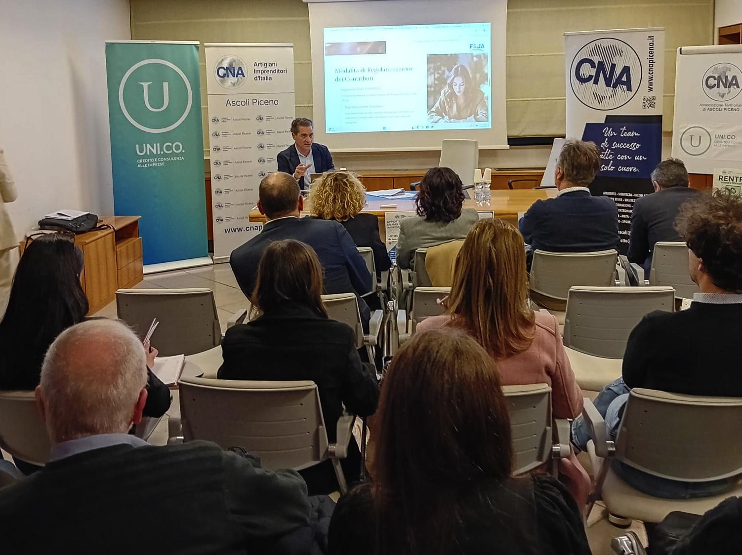 Formazione, bandi e opportunità per le imprese: successo per il seminario CNA a San Benedetto