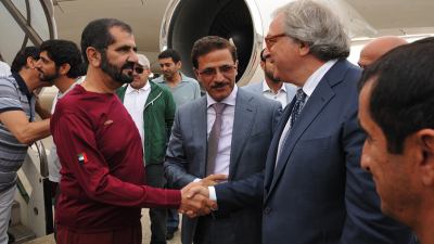 Rashid Al Maktoum è arrivato nelle Marche