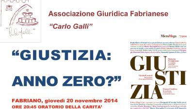 Giustizia: anno zero?