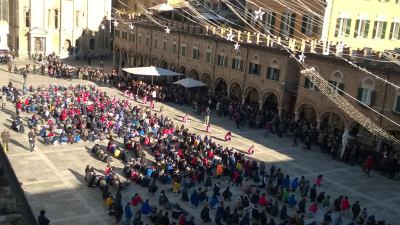 Flash Mob 'AscolinEuropa. L'Europa siamo noi'