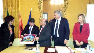 Viceministro albanese Alban Zusi ad Ascoli Piceno