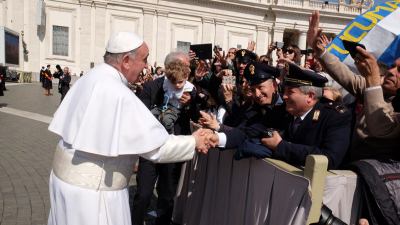 Poliziotti di Ascoli, Fermo e Macerata dal Papa