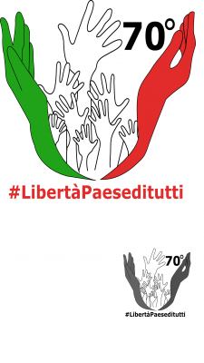 Logo per il 70° Anniversario della Liberazione e la Costituzione