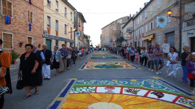 Il fascino dell'Infiorata di Montefiore dell'Aso