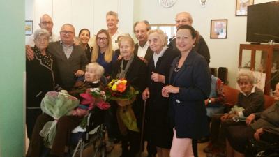 Rita Giusti festeggia il traguardo dei 100 anni