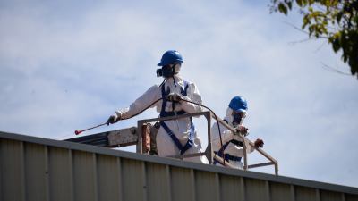 Carbon, iniziata la bonifica dell'amianto