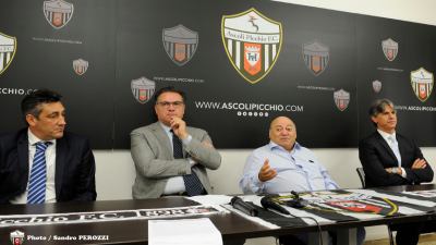 L'Ascoli Picchio ha presentato Mister Aglietti e il Ds Giaretta