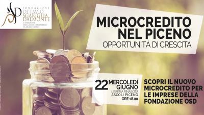 Microcredito, incontro con Fondazione Sgariglia Dalmonte