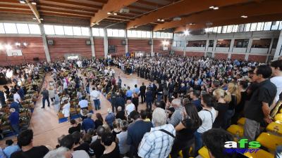 Palestra di Monticelli, momento di riflessione per le vittime del terremoto all'inizio dei corsi