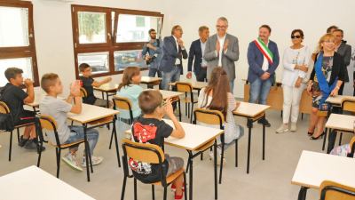 Terremoto, inaugurata la nuova scuola secondaria 'Nicola Amici' ad Acquasanta