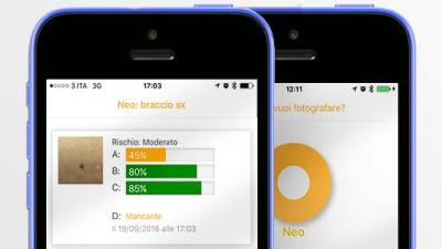 Da Hub21 gratis online Neoscan, l'app per la prevenzione contro il melanoma