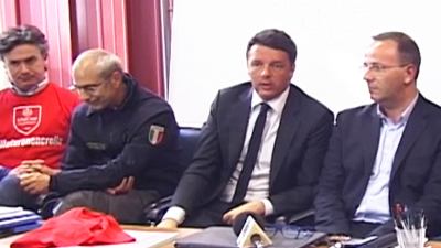 Terremoto. Renzi a Camerino, sfollati superiori all’ultimo evento sismico, danni a Treia