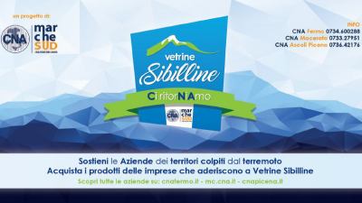 Vetrine Sibilline, iniziativa della Cna a sostegno delle imprese tipiche e tradizionali colpite dal terremoto