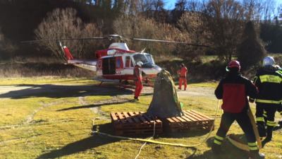 Terremoto, recuperata la campana della torre civica di Arquata