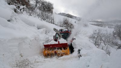 Emergenza neve, oltre trecento persone soccorse dai Vigili del fuoco