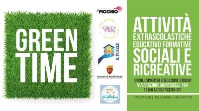 Parte 'Green Time' al Circolo Sportivo Fondazione Carisap