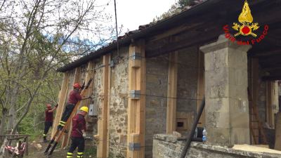 Terremoto, messa in sicurezza la chiesa della Madonna della Neve a Faete