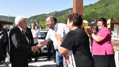 La visita del presidente Sergio Mattarella a Pescara e Arquata del Tronto