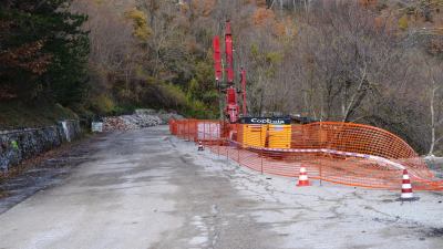 Cantieri sulle strade provinciali danneggiate dal sisma