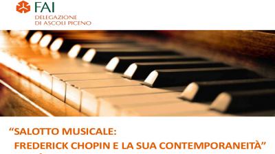 'Salotto musicale: Frederick Chopin e la sua contemporaneità', un dono al FAI e ad Ascoli del M° Ada Gentile