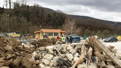 Riparte l'attività nella zona industriale di Pescara del Tronto con Picenambiente