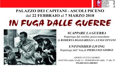 Inaugurazione mostra fotografica 'In fuga dalle guerre'