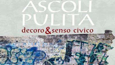 Ascoli Nostra organizza il convegno 'Ascoli Pulita, decoro & senso civico'