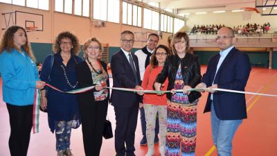 Inaugurati i lavori di sistemazione della palestra del Liceo Scientifico 'Orsini'