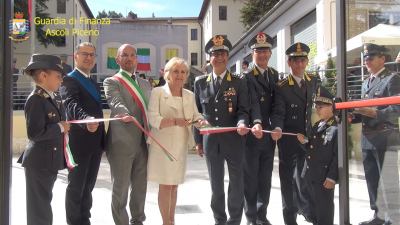 Inaugurata la nuova caserma della Guardia di finanza di Ascoli Piceno intitolata 'Colle San Marco' in onore ai partigiani caduti